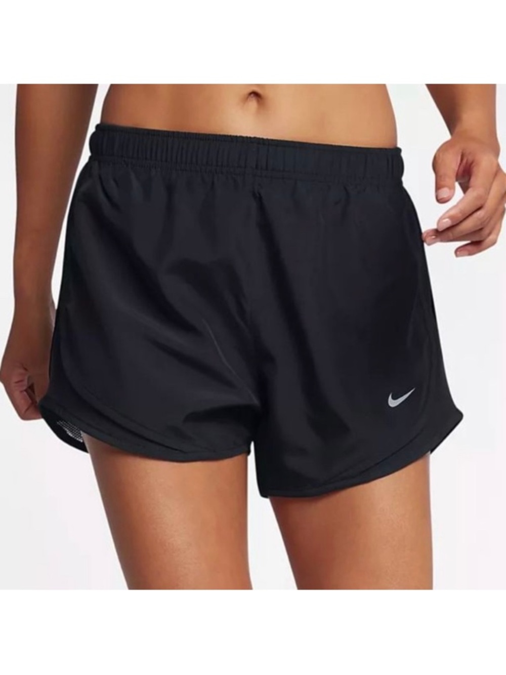 Nike Dry Tempo Core Running Shorts Black Lined size medium